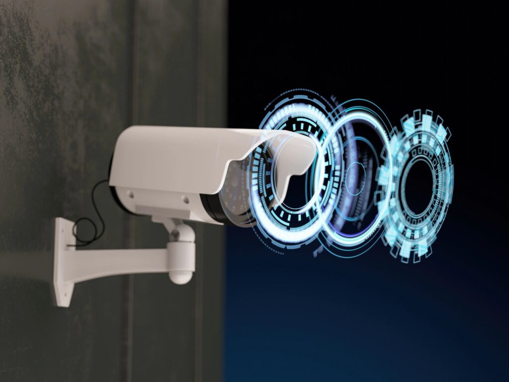 modern security technology business office surveillance